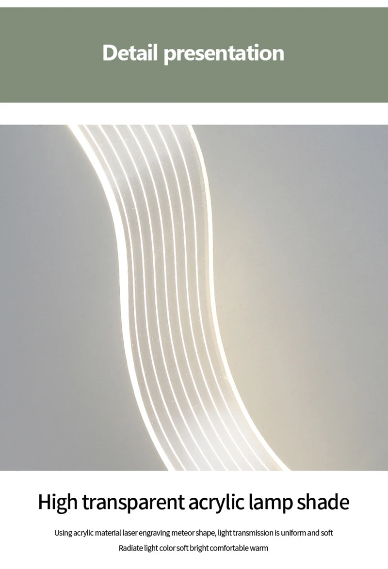 LED Pendant Light Hanging Lamps For Ceiling Interior Lighting Home Bedroom Bedside Dining Living Room Decoration Pendant Lamp