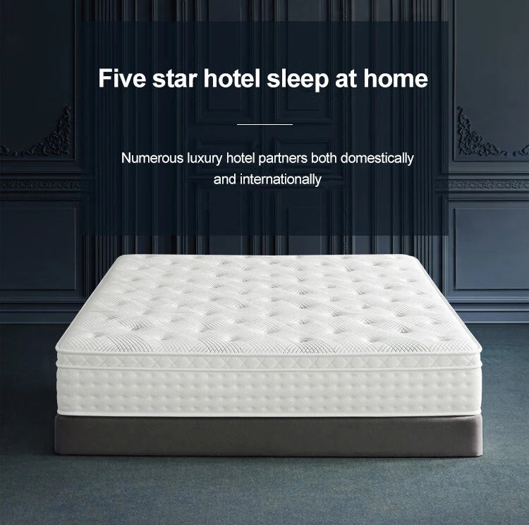 200*220*30CM Luxury Compressed Mattress Roll up in a Box Hotel Spring Mattress for Bed Set of Mattresses Wholesale Suppliers