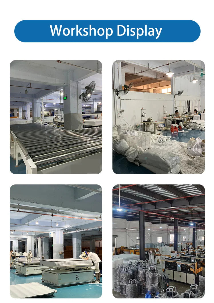 Luxury Hybrid Queen Bed Mattress Breathable Rolled Mattress in a Box Home Furniture for Villa & Hotel
