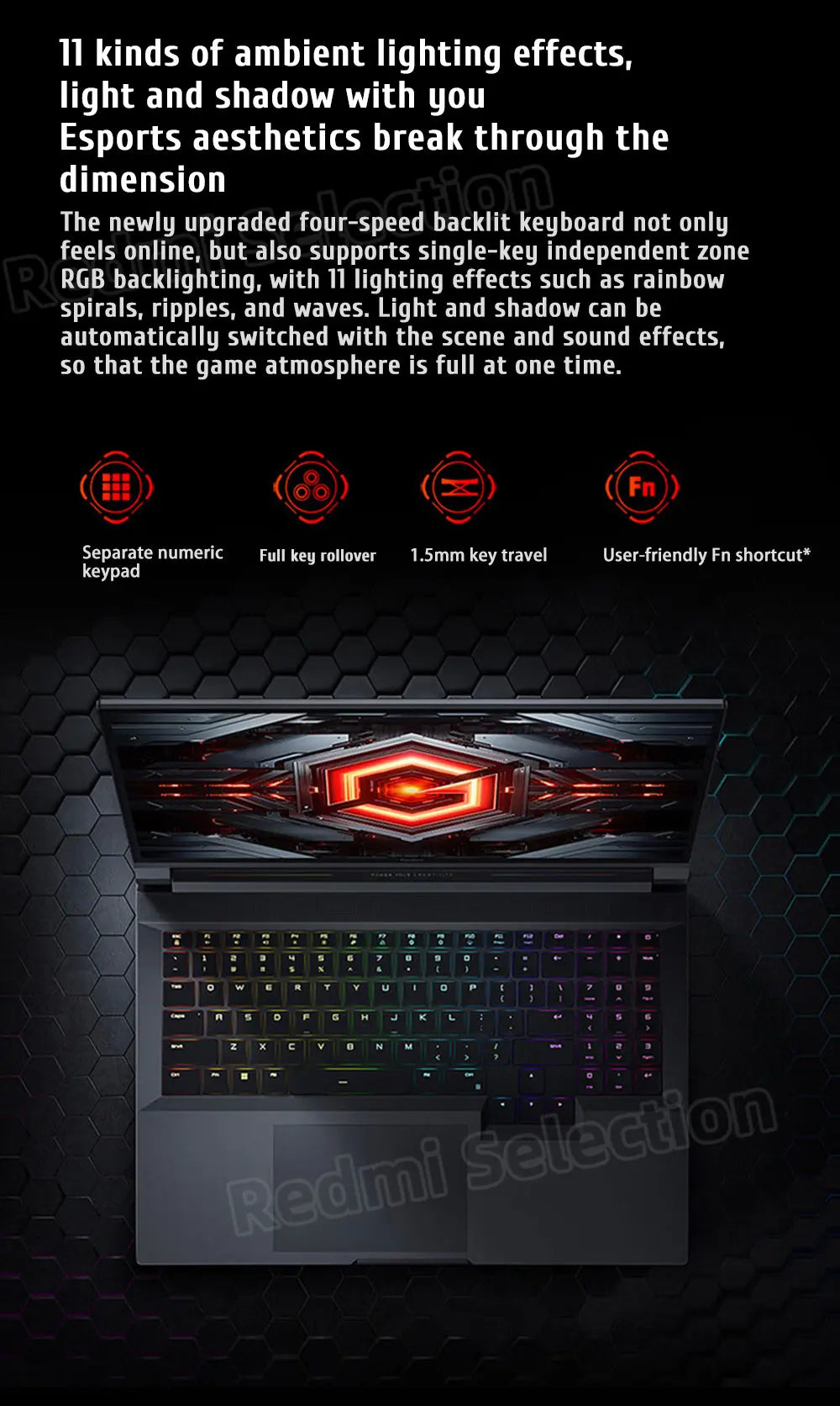 Xiaomi Redmi G Pro Gaming laptop 2024 Core i9-14900HX/i7-14650HX RTX 4060 RAM 16GB/32GB DDR5 1TB SSD 16-inch 240Hz Screen PC