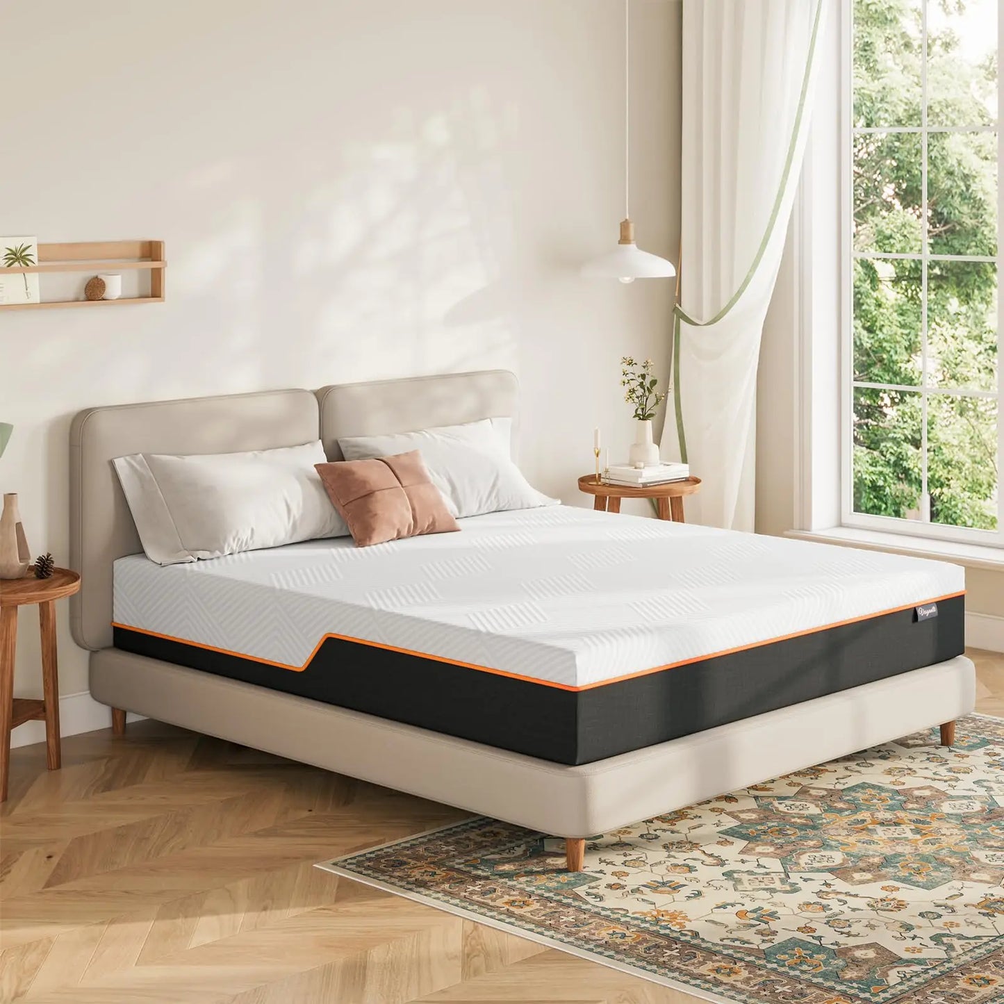 Vesgantti 16CM Gel Memory Foam Single Mattress for Cool Sleep & Pressure Relief - Medium