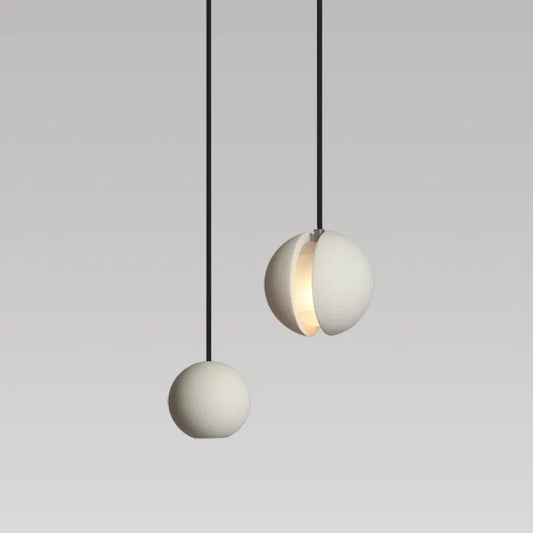 Chandelier Modern Chandelier Modern LED Concrete Ball Pendant Light Minimalist Mini Globe Cement Chandelier Home Decor