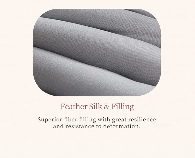 Premium Mattress Topper With Feather Velvet and Brushed Surface for Single/Double Beds Futon Sleeping Mats on the Floor Cover