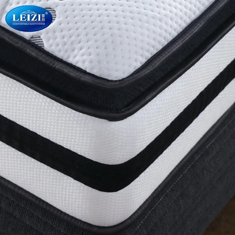Euro Top Sleepwell Compressed Queen Size Gel Memory Foam Pocket Spring Mattress