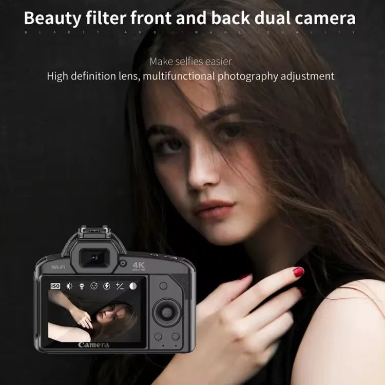 D5 Portable Camcorder Professional 4K HD Video Night Vision 64MP Cameras Photographer WIFI Digital DSLR Camera With 16X Zoom