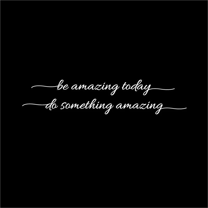 You Look Amazing Mirror Decal Vinyl Decal Bathroom Decor Inspire Motivational Quote Sticker Fitting Room Bedroom Decoration