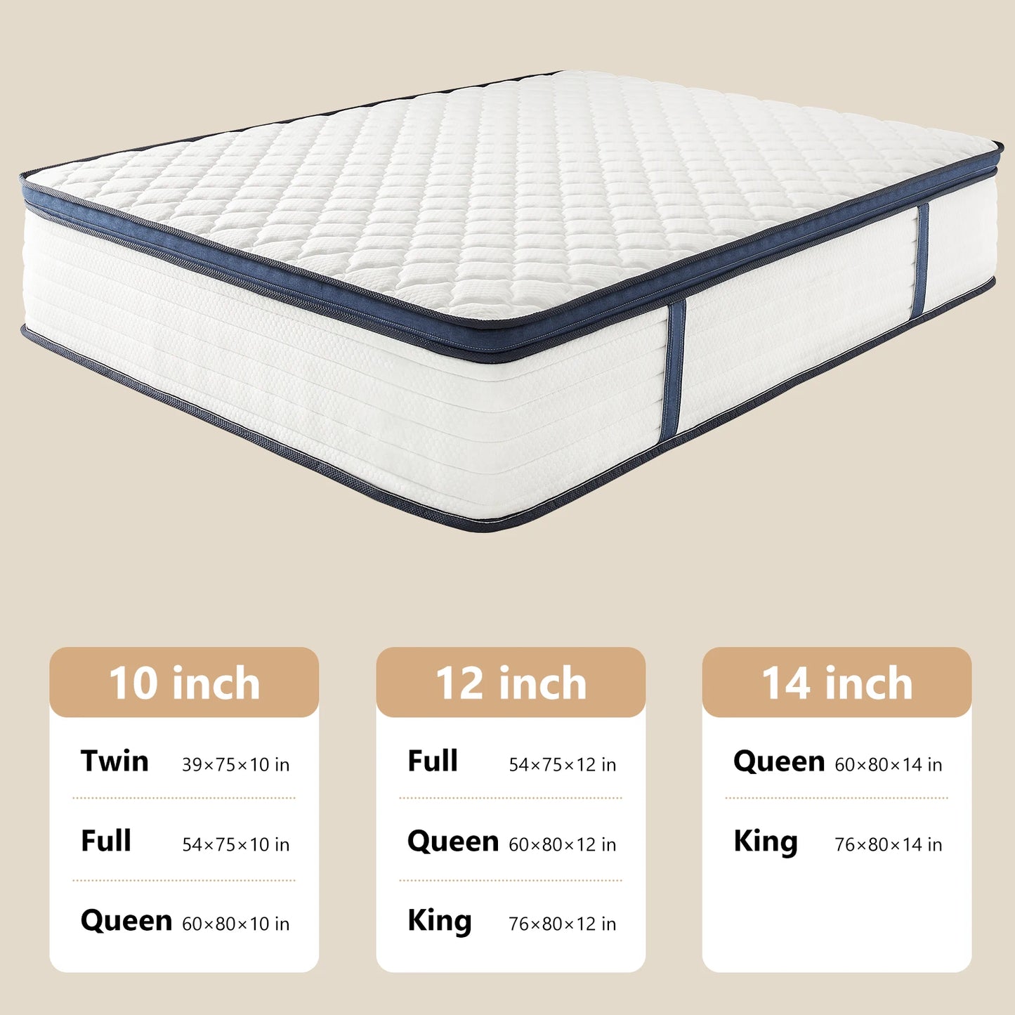 Standard Mattress Hotel Mattress Pocket Spring Mattress Soft and Comfortable Memory Foam Matelas