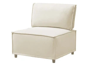 Modular Sectional Sofa with Chaise, Convertible Oversize L Shaped Couch with Reversible Ottoman,Linen 6 Seater Free Combination