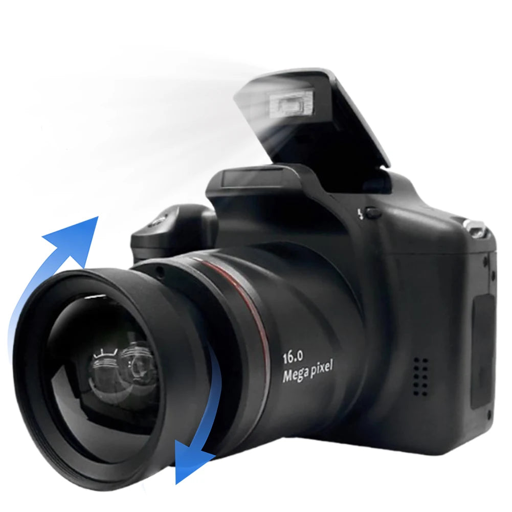 16MP Camcorder with 2.4 Inch LCD Screen Video Camera 16X Digital Zoom Video Recorder for Photography and Video