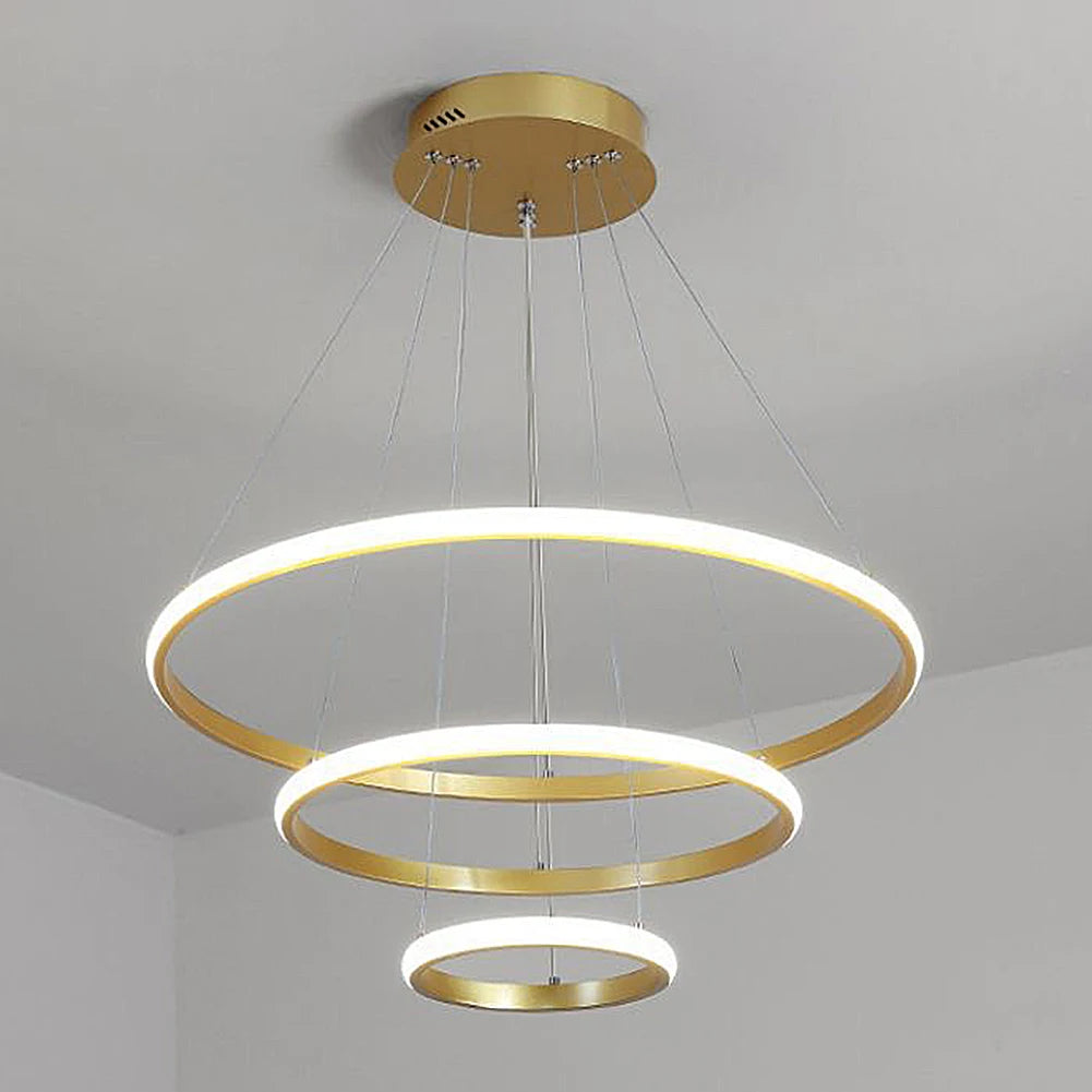 Modern Ceiling Chandelier Lighting Adjustable LED Pendant Chandelier High Brightness Ceiling Lamp for Living Room Bedroom