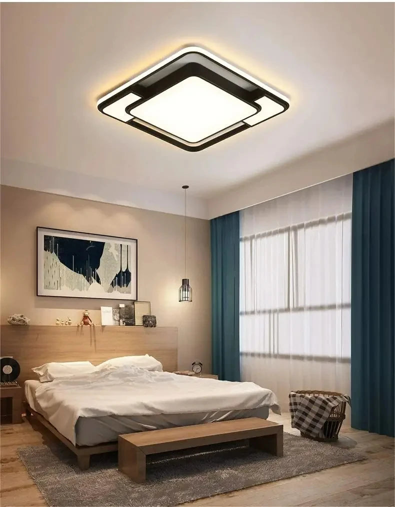 Living Room LED Ceiling Lamp Modern Simple Bedroom Room Dining Light Nordic Lustre Home Decoration Interior Lighting Chandelier