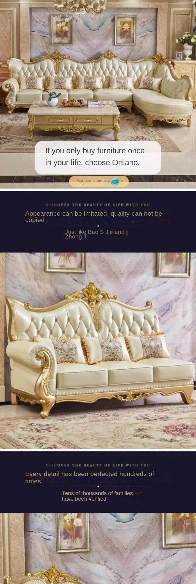 Back Support Wood Sofas Golden High Back Design Recliner Salon Lounges Sofas Floor Nordic Wooden Canape Salon Furniture Home