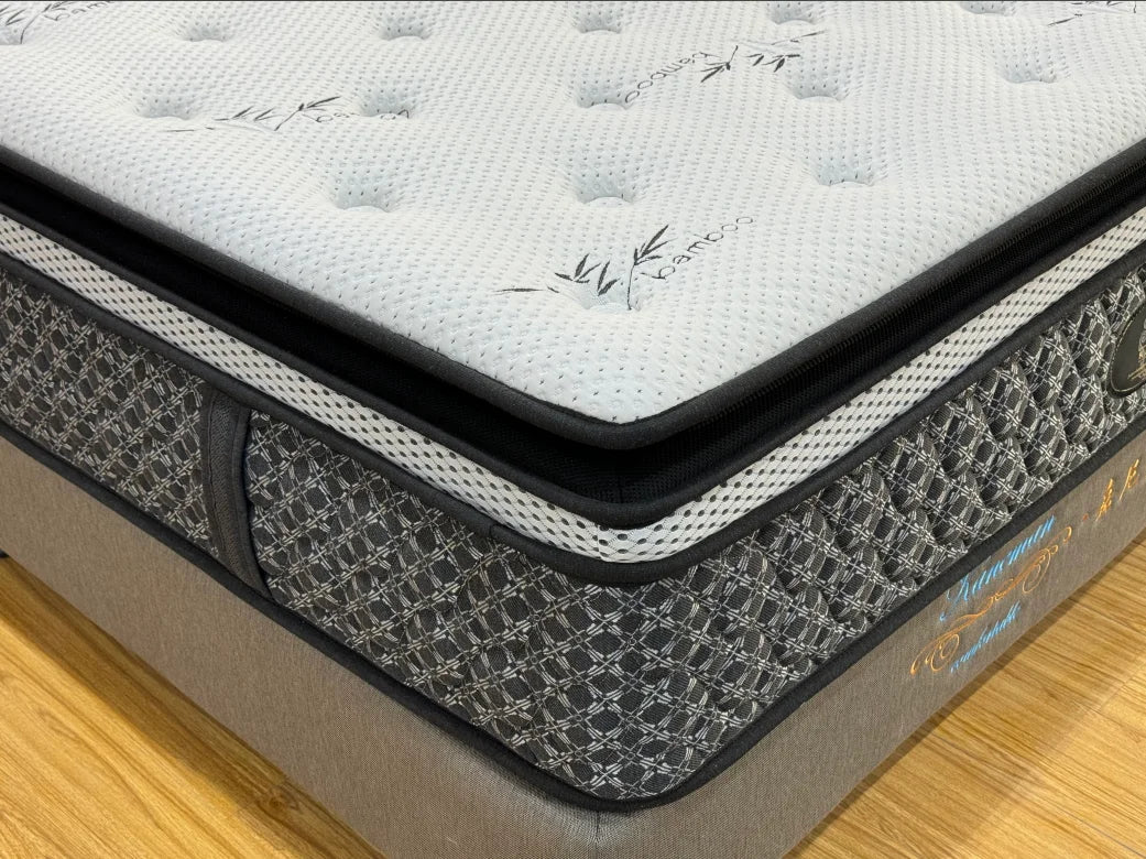 Import Luxury Hotel Queen king Size Custom Mattress 35cm Compress Memory Foam the Best Pocket Spring Mattress From Supplier