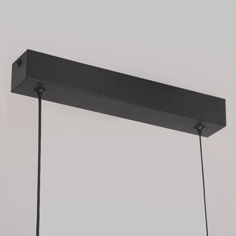 Modern LED Pendant Light Dimmable Hanging Lamp for Dining Room Kitchen Minimalist Arc Design Restaurant Energy Saving, Easy Inst