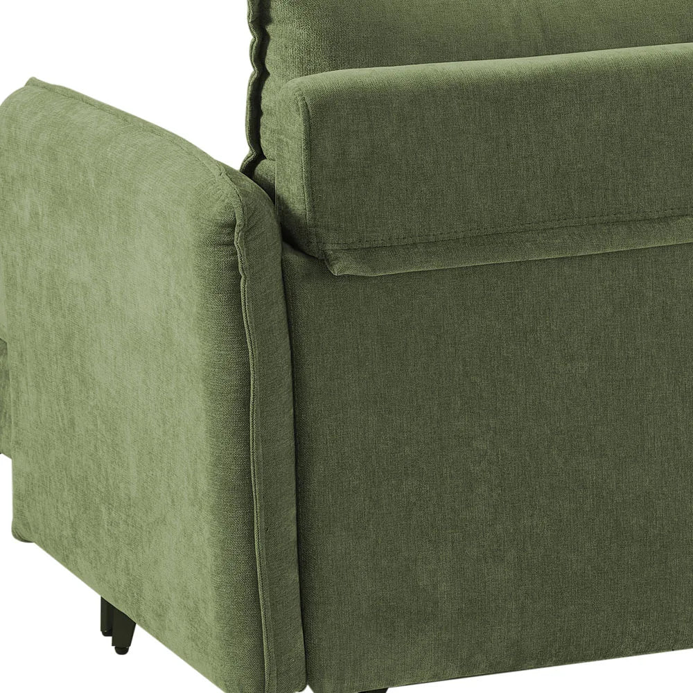 3 Seater Upholstered Corner Sectional Sofa Modern L-Shape Living Room Sofa, 193x136x73cm