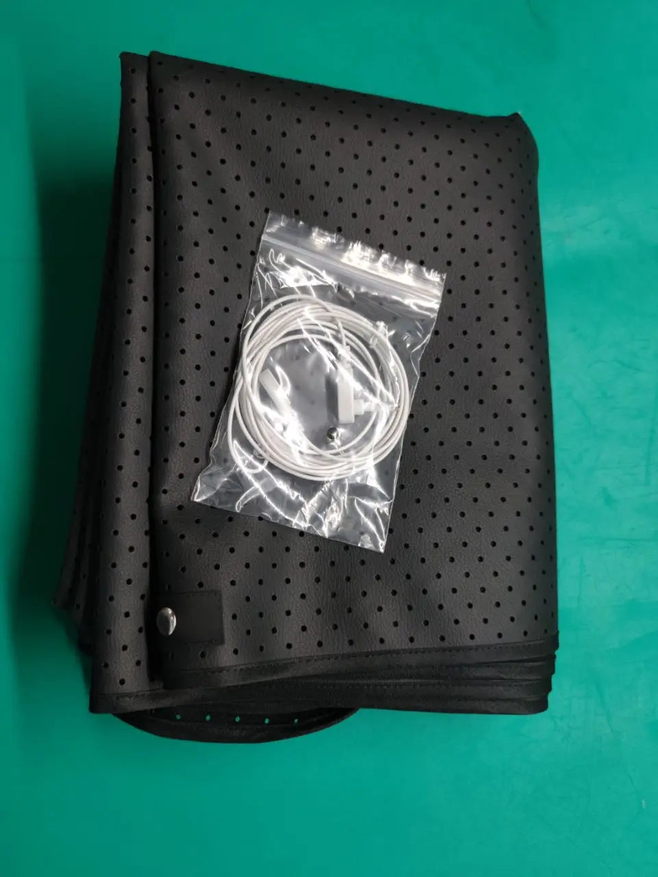 Half Grounding Mat for Bed Anti-slip PU Leather Earthing Mattress With Grounding Cord & Plug Adapter