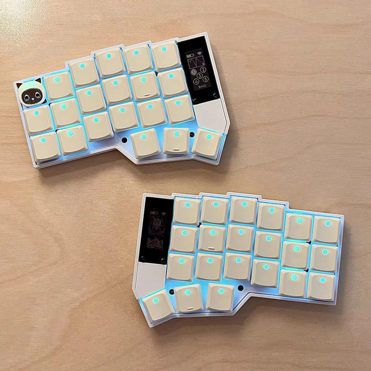 Corne V4 Wireless Bluetooth Dual Mode Keyboard Ergonomic Customized Zmk Split Keyboard Magnetic Shell Gaming Office Keyboard