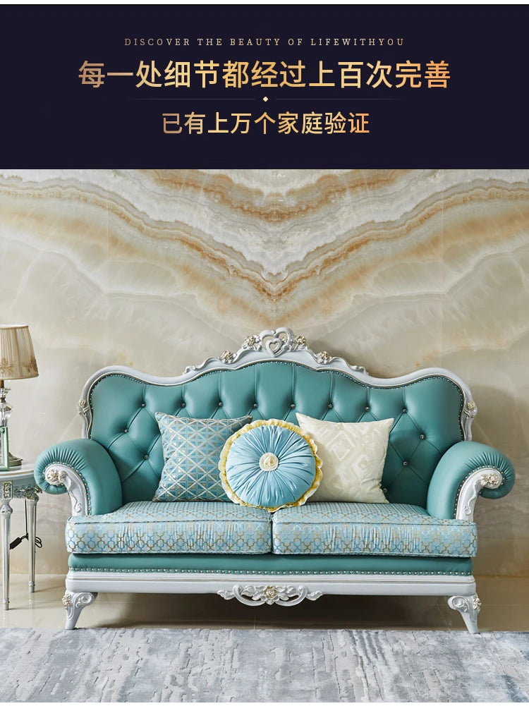 Europe Double Sofa Adults Classic Apartment Children Designer Sofa Romantic Gaming Muebles Para Habitacion Home Accessories