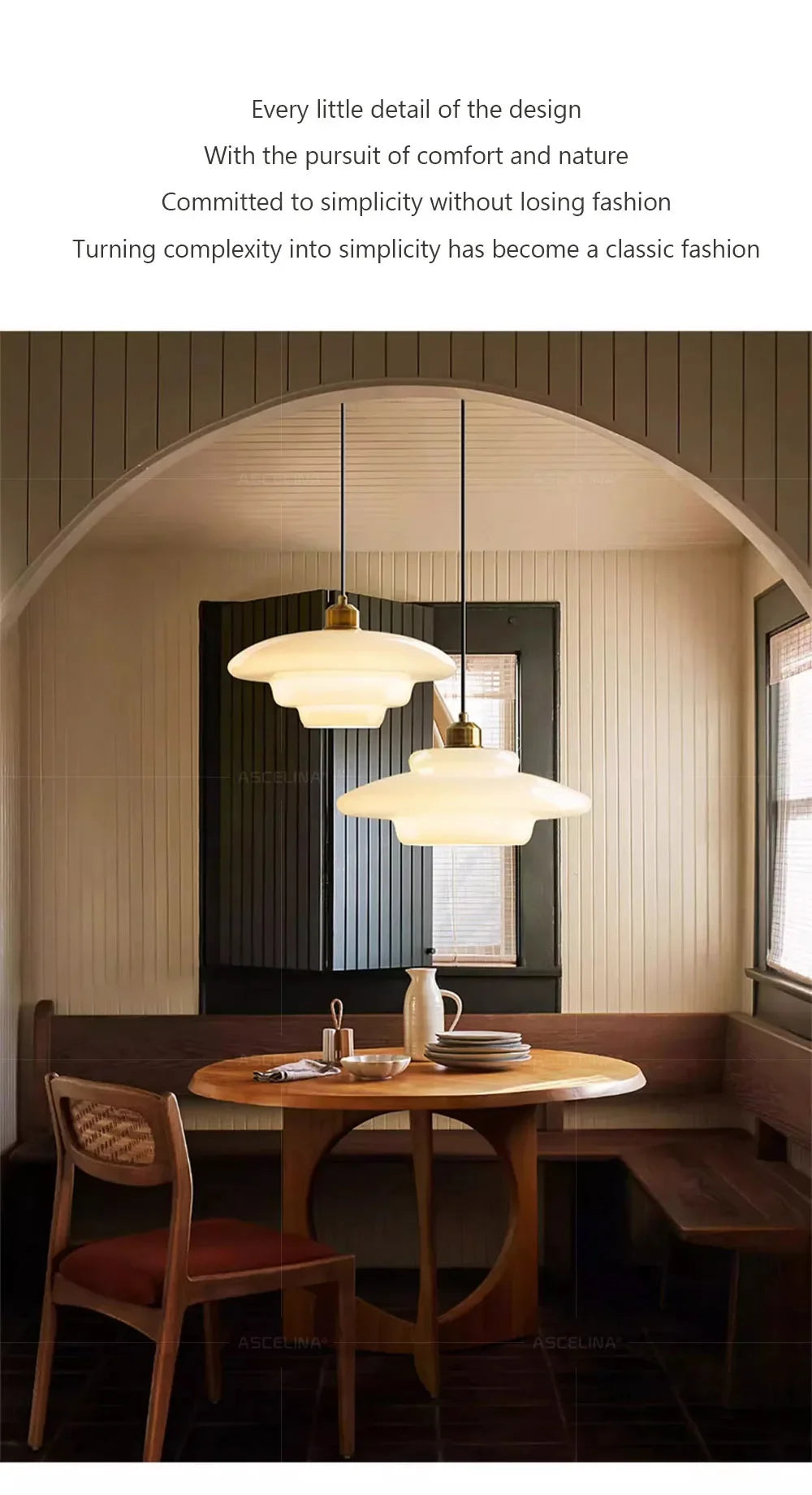 Nordic Glass Pendant Lamp Art Decorative Dinning Room Lamp Kitchen Island Bedrrom Bedside LED E27 Modern Light Fixtures