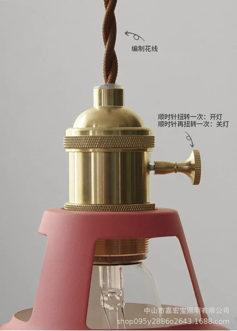 Bedside Small Chandelier Modern Minimalist Nordic Creative Personality Restaurant Bedroom Macaron Aisle Balcony Bar Chandelier