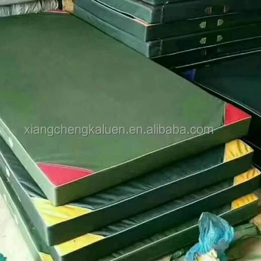 Custom Color Size Gymnastics Crash Mats Fitness Fold Mat Sponge Mattress for Sale