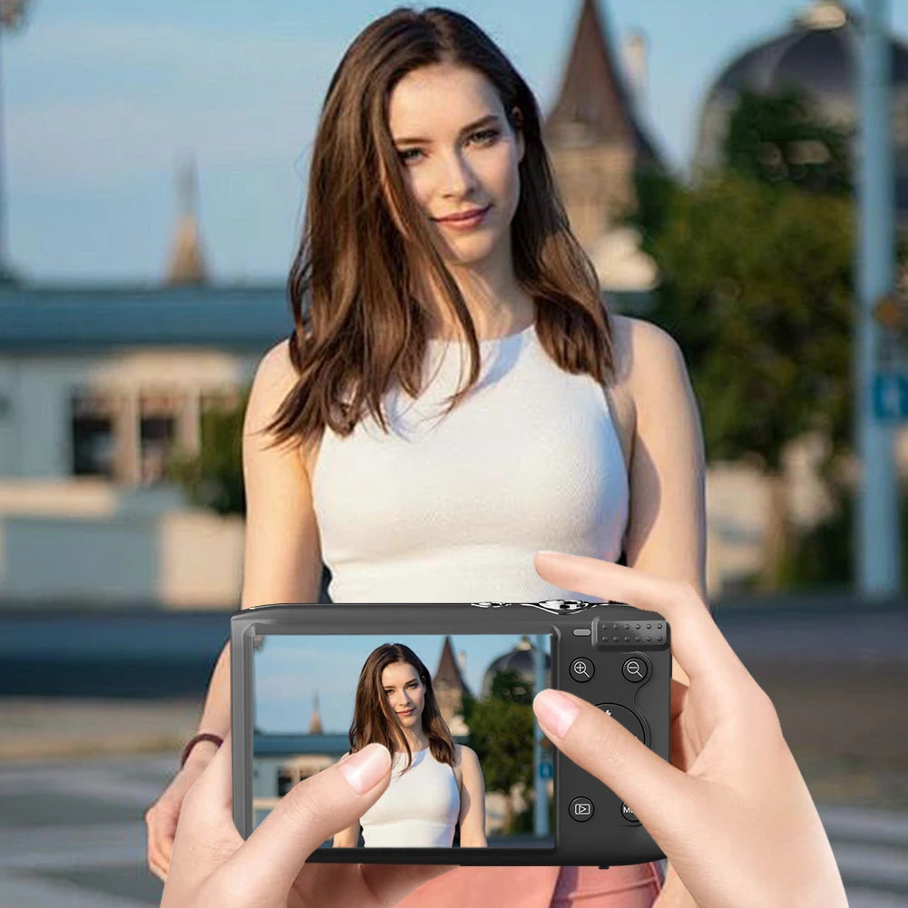 Digital Camera 72MP Vlogging Camera 16X Zoom Video Camera 2.8inch LCD Screen for Teens Adult Beginner
