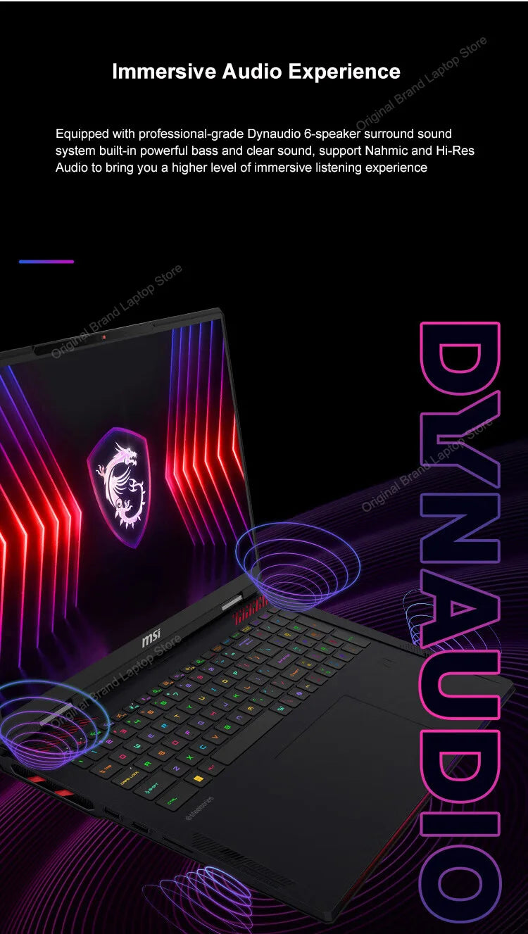 2024 MSI Raider A18 HX Gaming Laptop 18 Inch 2.5K QHD 240Hz IPS Screen Notebook AMD Ryzen R9-7945HX 32GB 2TB RTX4090 Netbook PC