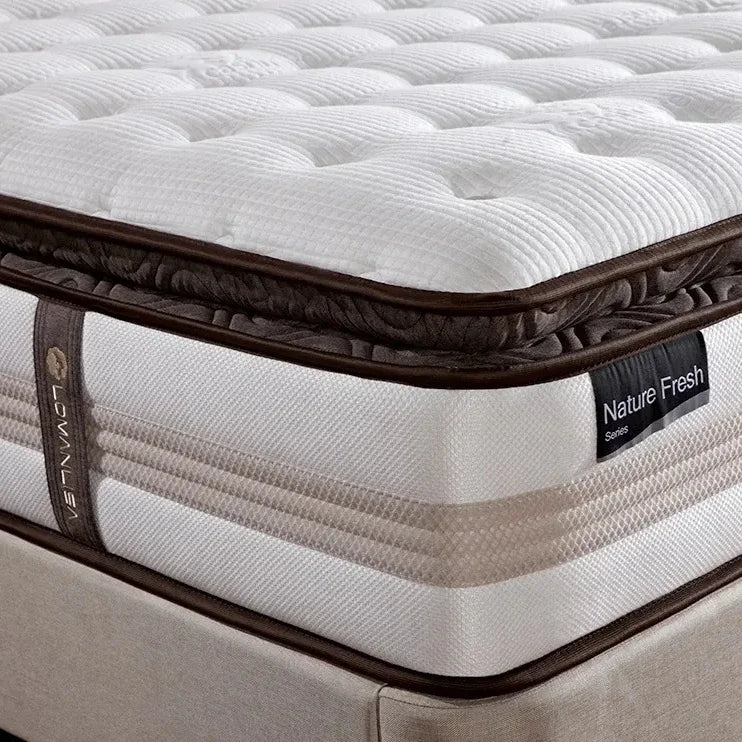 Factory wholesale price Hypo-allergenic mattress manufacturer luxury king queen size hotel bed pocket spring mattress in a box