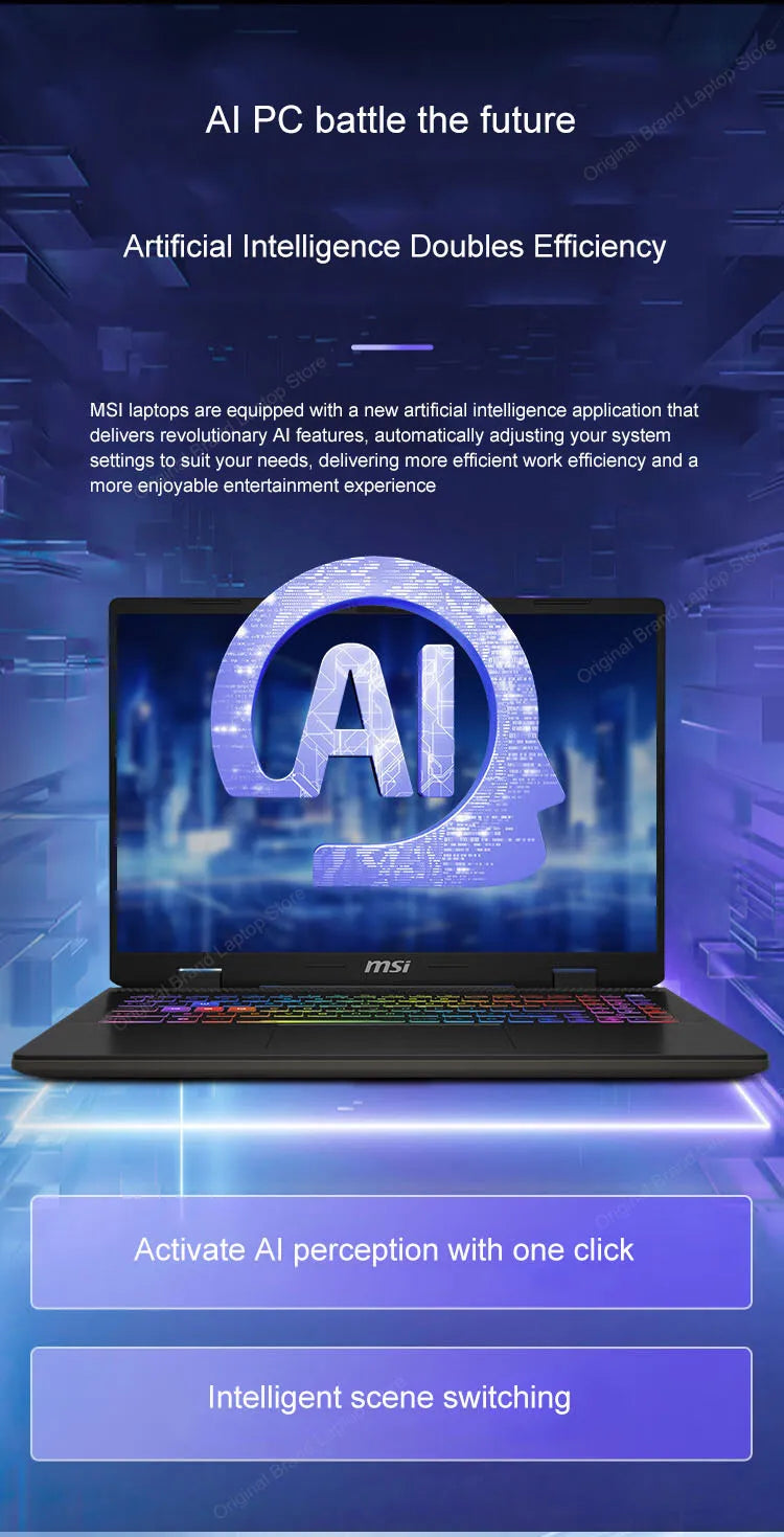 2024 MSI Sword 16 HX Laptop 16 Inch 2.5K QHD 240Hz IPS Screen Notebook i7-14700HX 16GB 1TB SSD RTX4060 Gaming Netbook Computer