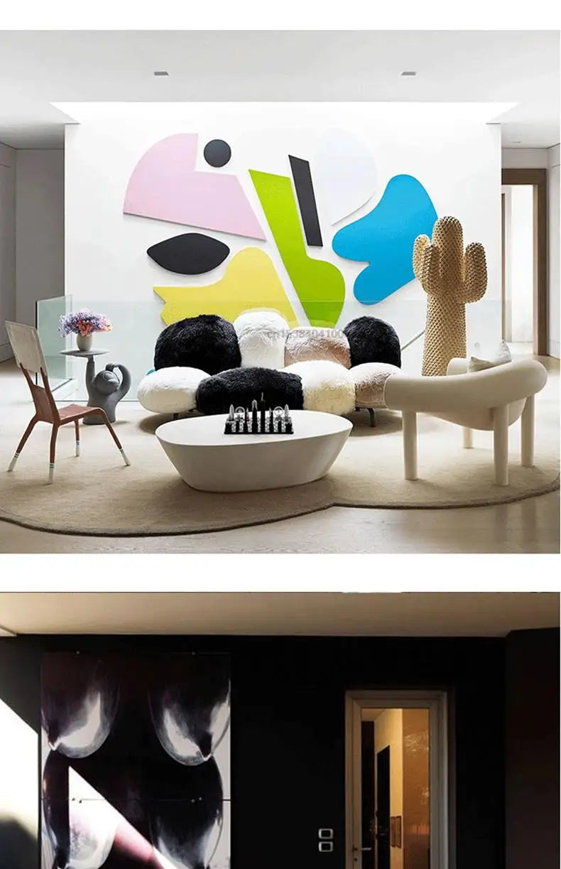 Pink Sofa Set Living Room Sectional Home Office Furniture Modern Luxury Elegant Single 3 Seater Sofa Individual Armchair