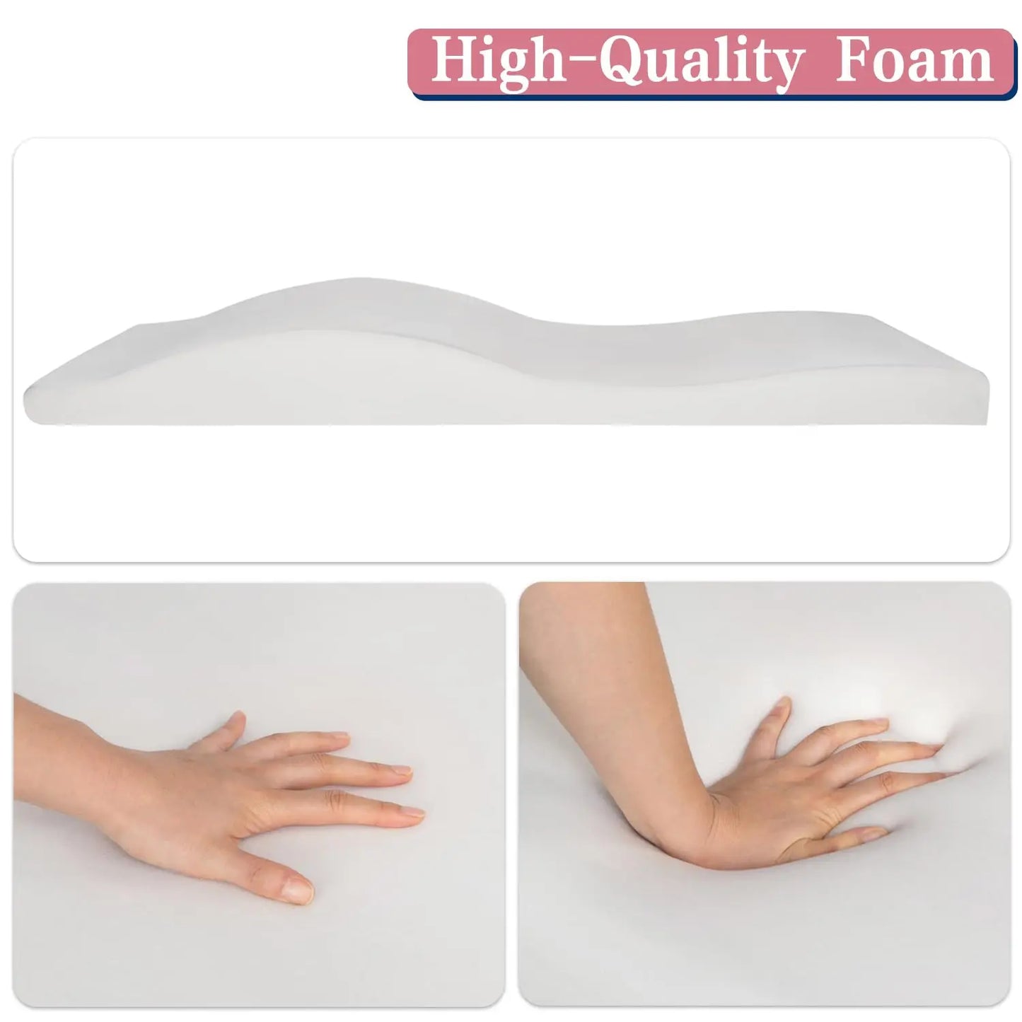 Foam Spa Massage Table Beauty Bed Curved Topper Salon Anatomica Lash Mattress Wave Memory Foam Lash Bed Topper