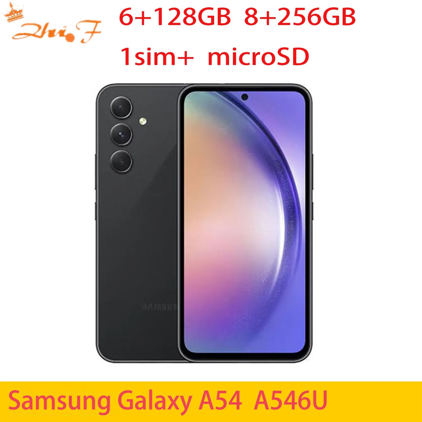Samsung Galaxy A54 5G A546U1 A546u 6.4" AMOLED 6/8GB RAM 128/256GB Octa Core Exynos NFC Original Cell Phone