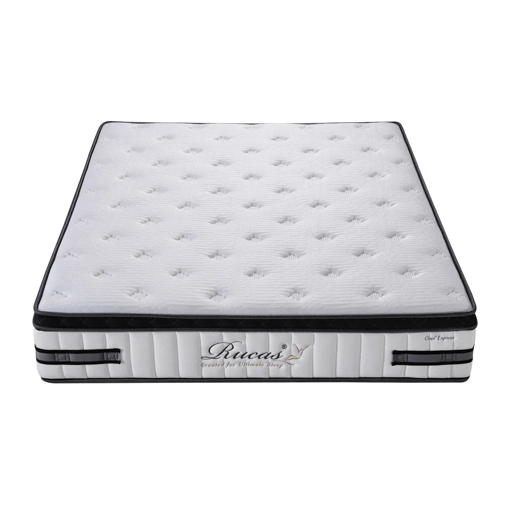 12 Inch Queen Size Memory Foam Mattress 26CM High Density Foam Compress Pocket Spring Mattresses for King Size Bed