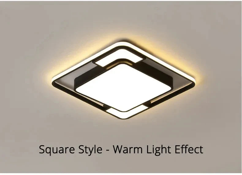 Living Room LED Ceiling Lamp Modern Simple Bedroom Room Dining Light Nordic Lustre Home Decoration Interior Lighting Chandelier