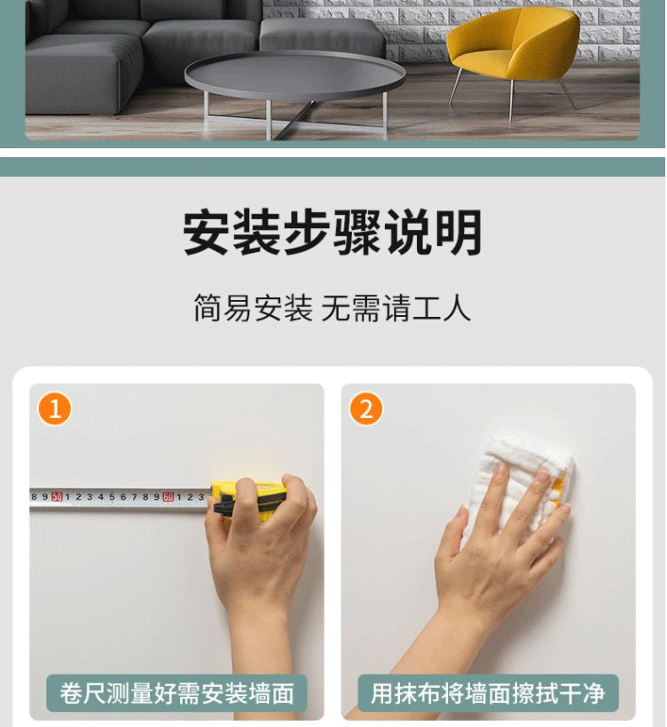 70cmx1/5/10m 3D Wallpaper Decoration Self-adhesive Antique Foam Brick Wallpaper Living Room Bedroom Waterproof 3d Wall Sticker