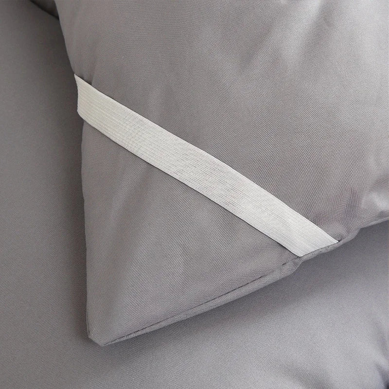 Premium Mattress Topper With Feather Velvet and Brushed Surface for Single/Double Beds Futon Sleeping Mats on the Floor Cover