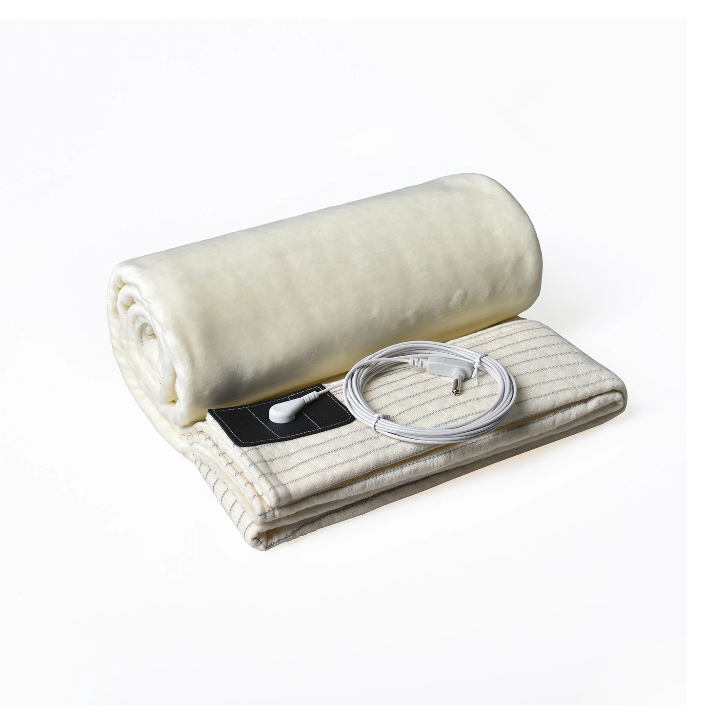 Half Grounding Mat for Bed Anti-slip PU Leather Earthing Mattress With Grounding Cord & Plug Adapter