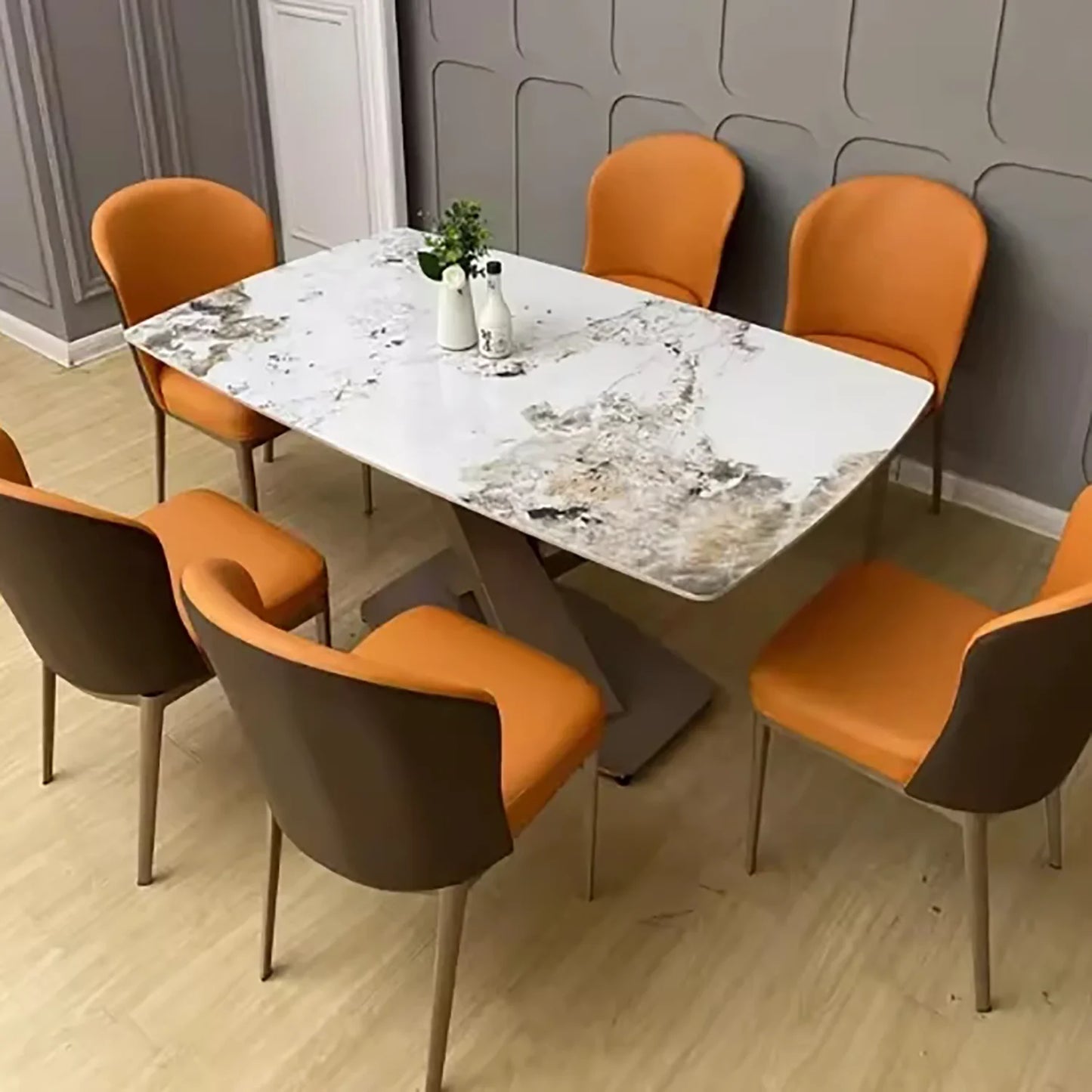 Luxury Dining Table Manger Chair Set Living Room Console Table Dressing Gold Space Savers Multifunction Yemek Masaları Furniture