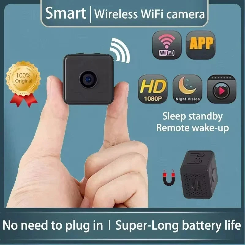 Xiaomi Mini Camera 1080p HD Wireless Wifi Remote Monitor Camera Home Ip Camera Motion Detection Recorder Super-long Battery Life