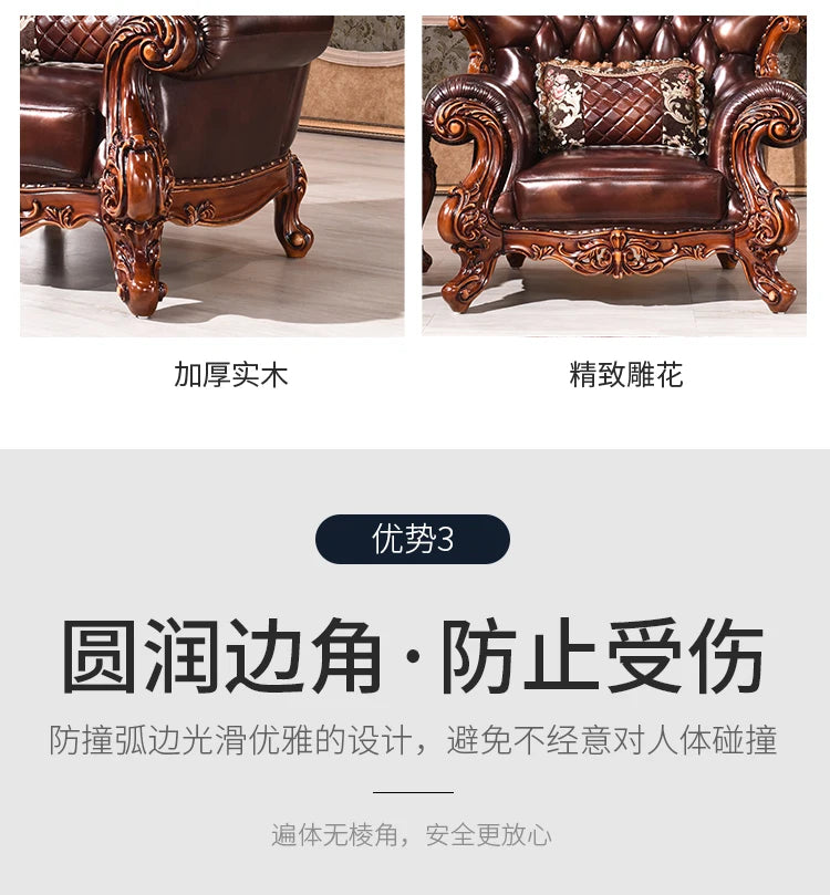 Adults Sleeper Sofas Classic Armrest Luxury Romantic Lounge Sofas Large Nordic Corner Sedie Da Soggiorno Home Decoration