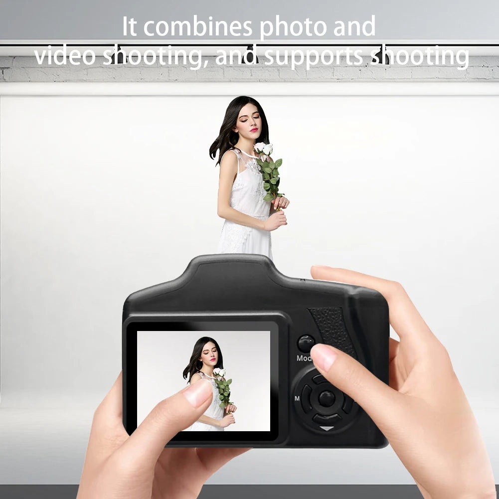 16MP Camcorder with 2.4 Inch LCD Screen Video Camera 16X Digital Zoom Video Recorder for Photography and Video