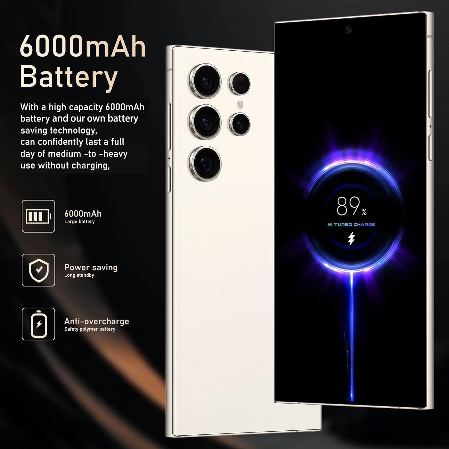 FUFFI-S25 Pro,Smartphone Android,6.8 inch,12GB RAM,512GB ROM,Dual SIM,Mobile phone,Google Play Store,24+48MP,6000mAh,celulares