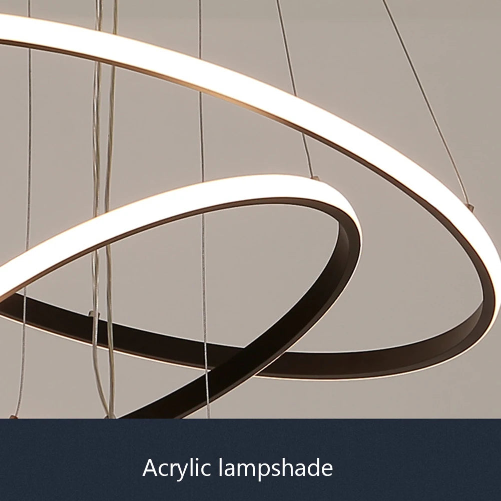 Modern Ceiling Chandelier Lighting Adjustable LED Pendant Chandelier High Brightness Ceiling Lamp for Living Room Bedroom