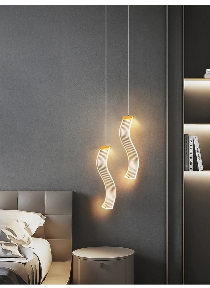 LED Pendant Light Hanging Lamps For Ceiling Interior Lighting Home Bedroom Bedside Dining Living Room Decoration Pendant Lamp