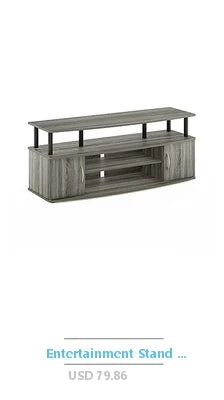 TV Stand Cabinets Drawers Entertainment Center Luxury Minimalism Practical Up to 85" Shelf Open Storage Circu Connect Power