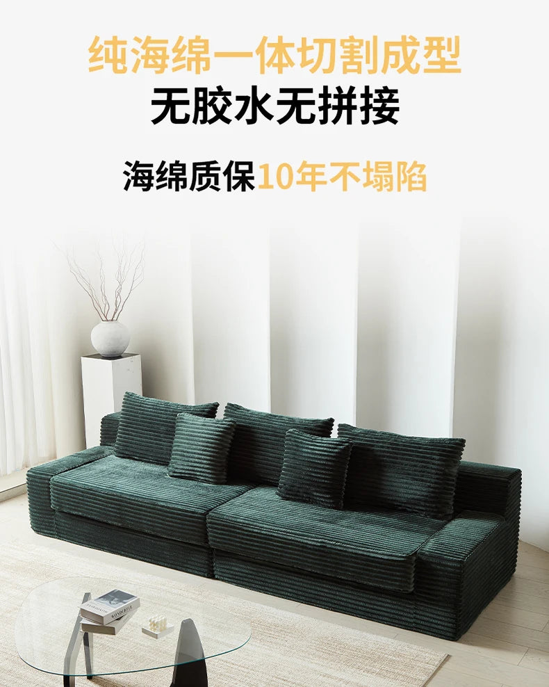 Designer Living Room Couch Bed Fabric Modern Foldable 2025 Boneless Sofa Puffs Vacuum Sleeper Woonkamerbanken Furniture Home