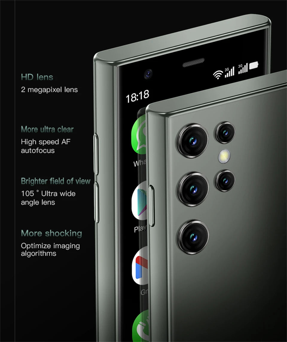 SOYES S23 Pro 3.0" Android8.1 Mini Smartphone 2GB RAM 16GB ROM Dual SIM Standby 1000mAh 3G Network Compact Mobile Phone