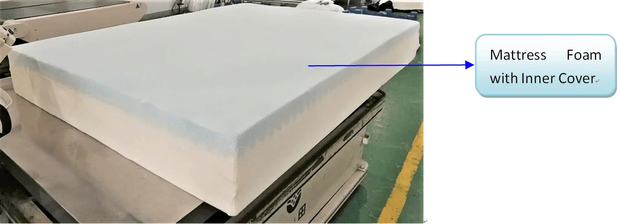 Medium Firm Gel Luxury Roll Compressed Memory Foam Mattress With Removable Cover