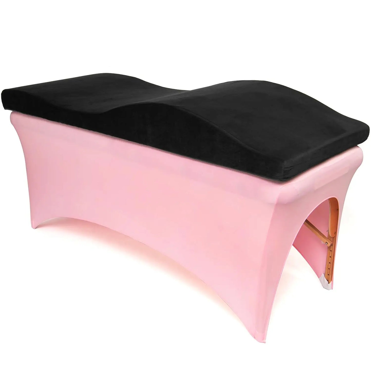 Foam Spa Massage Table Beauty Bed Curved Topper Salon Anatomica Lash Mattress Wave Memory Foam Lash Bed Topper