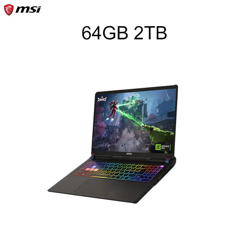 2025 MSI Vector 16 HX AI Gaming Laptop 16 Inch 2.5K 240Hz IPS Screen Netbook Ultra 9-275HX 32GB 1TB RTX5070Ti Netbook Computer